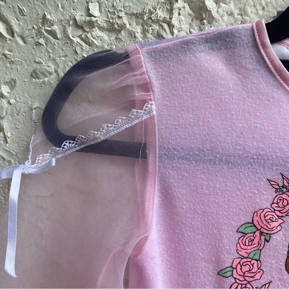 Vintage The Disney Store Beauty and the Beast Belle Nightgown Sheer Size 6/8 - Picture 5 of 8